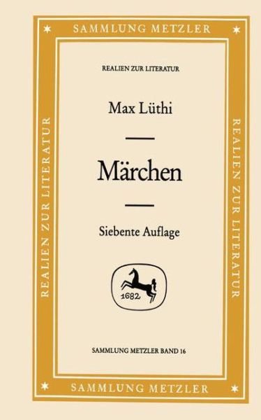 Cover for Max Luthi · Marchen - Sammlung Metzler (Paperback Book) [1st rev of 7 Revised edition] (1979)