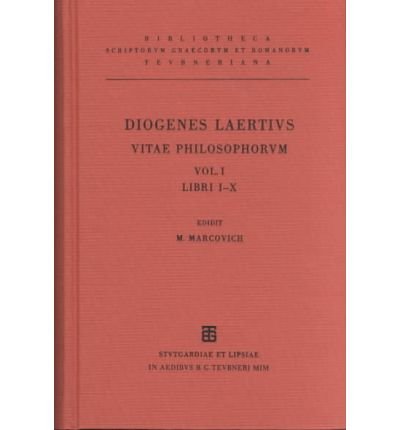 Cover for Diogenes Laertius · Vitarum Philosophorum Libri, CB (Book) [Anniversary edition] (2008)