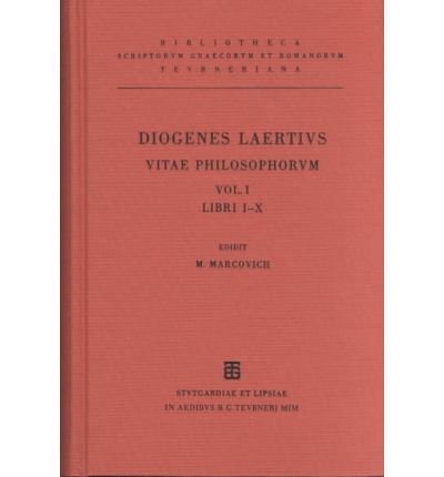 Vitarum Philosophorum Libri, CB - Diogenes Laertius - Books - The University of Michigan Press - 9783598713163 - September 12, 2008