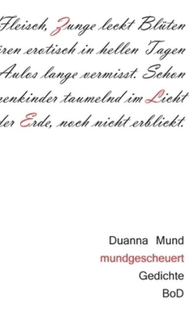 Cover for Mund · Mundgescheuert (Book) (2020)