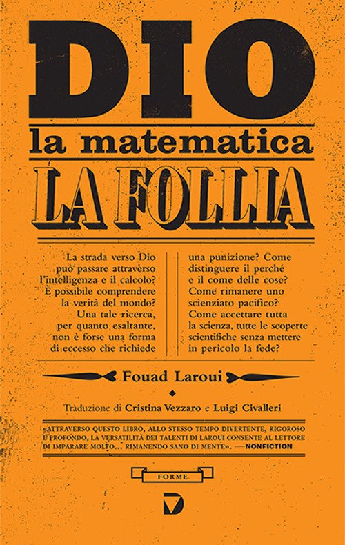 Cover for Fouad Laroui · Dio, La Matematica E La Follia (Book)