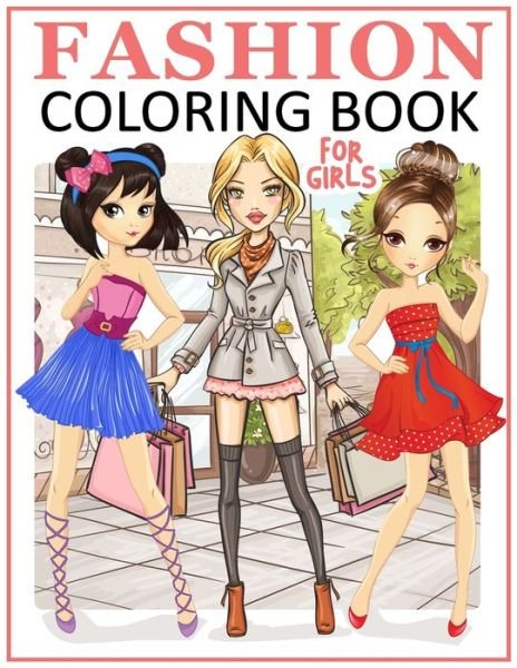 Cover for Azberry Book · Fashion Coloring Book for Girls (Pocketbok) (2020)