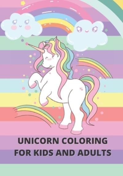 Cover for Flaubert · Unicorn coloring for kids and adults (Paperback Book) (2021)