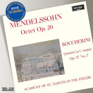 Cover for Marriner Neville / Academy of · Mendelssohn: Octet / Boccherin (CD) (2008)