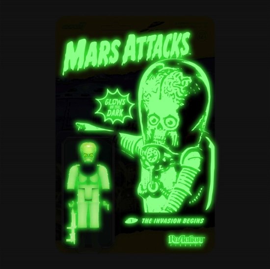 Mars Attacks Reaction Wave 2 - The Invasion Begins (Glow) - Mars Attacks - Marchandise - SUPER 7 - 0840049824164 - 11 octobre 2022