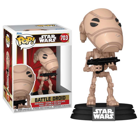 Sw Ep1 the Phantom Menace Battle Droid - Funko Pop Movies - Produtos - Funko - 0889698760164 - 7 de maio de 2024
