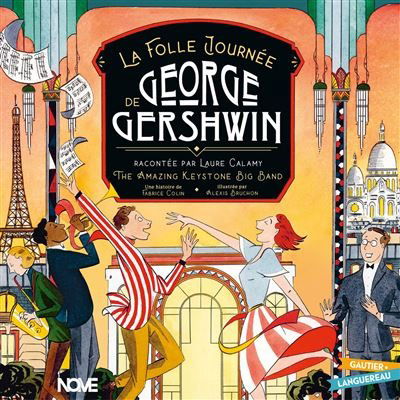 Cover for Amazing Keystone Big Band The · La Folle Journee De George Gershwin (CD) (2024)