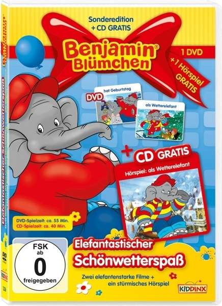 Benjamin Blümchen,Elefanta.DVD+CD.12216 - Benjamin Blümchen - Książki - KIDDINX - 4001504122164 - 6 września 2013