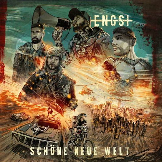 Cover for Engst · Engst-Sch?ne Neue Welt (Navygr?n / Black) (LP) [Limited edition] (2020)