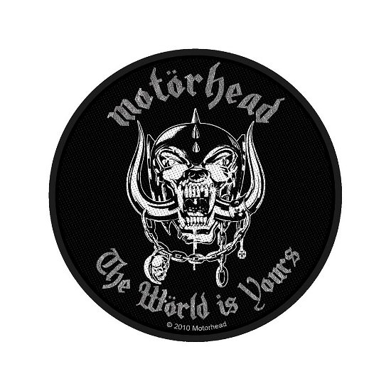 Cover for Motörhead · Motorhead Standard Patch: The World Is Yours (Loose) (Patch) (2019)