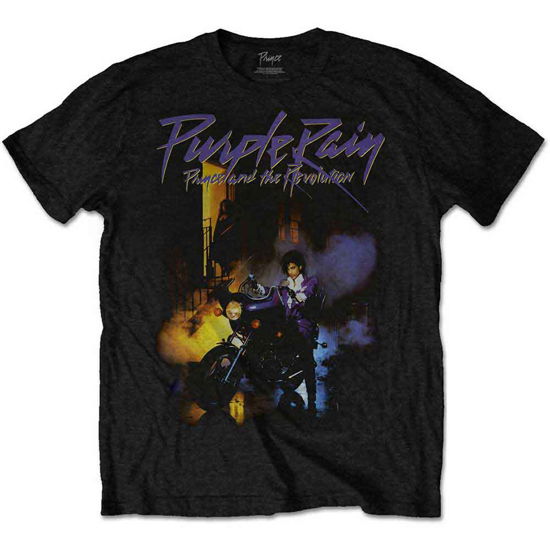 Prince Unisex T-Shirt: Purple Rain - Prince - Gadżety - Bravado - 5056170603164 - 9 czerwca 2017