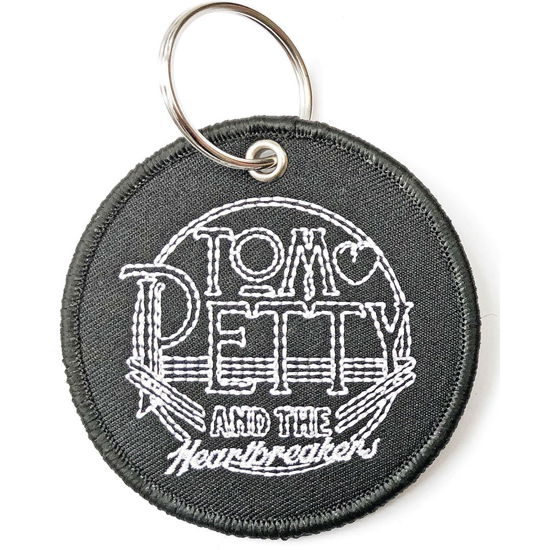 Tom Petty & The Heartbreakers Keychain: Circle Logo (Double Sided Patch) - Tom Petty & The Heartbreakers - Merchandise -  - 5056368604164 - 