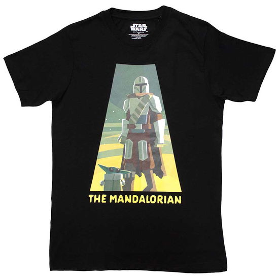 Star Wars Unisex T-Shirt: The Mandalorian Spotlight - Star Wars - Merchandise -  - 5056737239164 - 