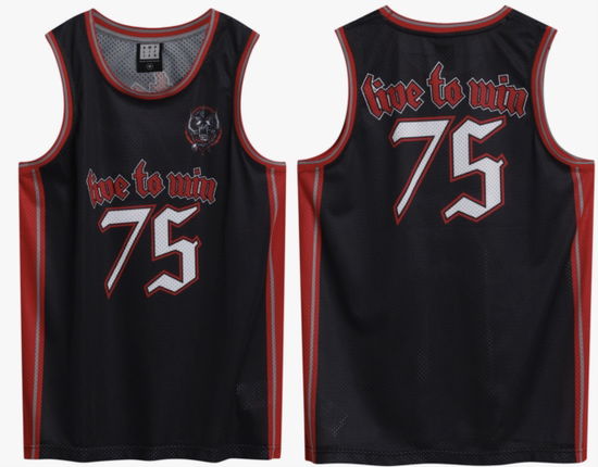 Motorhead Live To Win Black Basketball Jersey Xx Large - Motörhead - Produtos - AMPLIFIED - 5056770036164 - 8 de abril de 2025