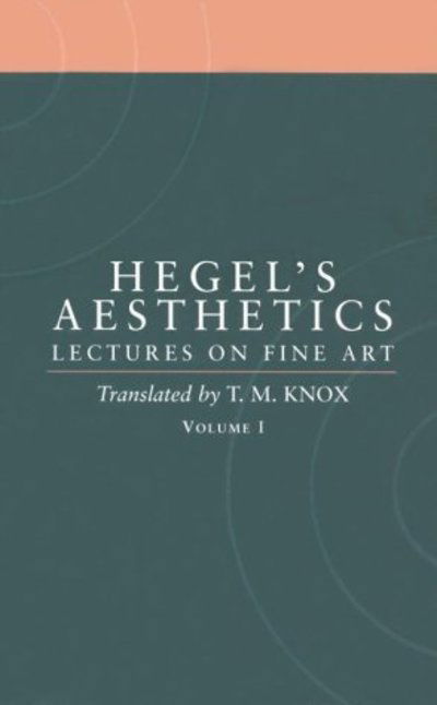 Cover for G. W. F. Hegel · Aesthetics: Volume 1 - Aesthetics (Paperback Bog) (1998)