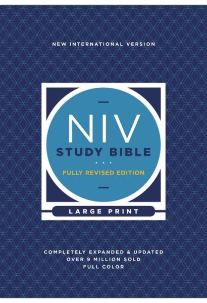 Cover for Zondervan Zondervan · NIV Study Bible, Fully Revised Edition (Study Deeply. Believe Wholeheartedly.), Large Print, Hardcover, Red Letter, Comfort Print - NIV Study Bible, Fully Revised Edition (Innbunden bok) (2020)