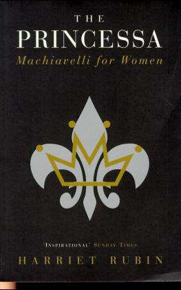 Cover for Harriet Rubin · The Princessa: Machiavelli for Women (Paperback Book) [New edition] (1998)