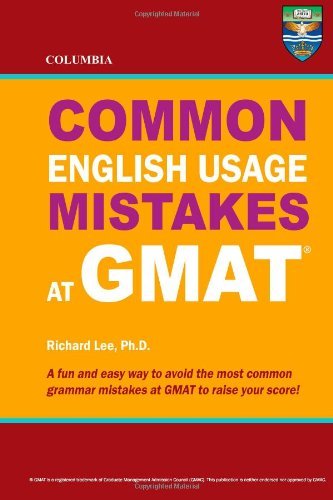 Cover for Richard Lee Ph.d. · Columbia Common English Usage Mistakes at Gmat (Pocketbok) (2012)
