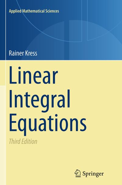 Cover for Kress · Linear Integral Equations (Book) (2016)