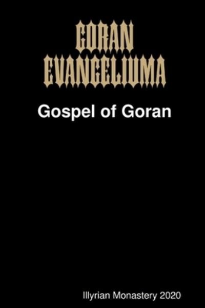 Cover for Goran Episcopus · Goran Evangeliuma (Gospel of Goran) (Taschenbuch) (2020)