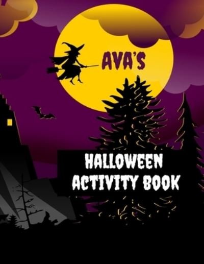 Cover for Wj Journals · Ava's Halloween Activity Book (Pocketbok) (2019)