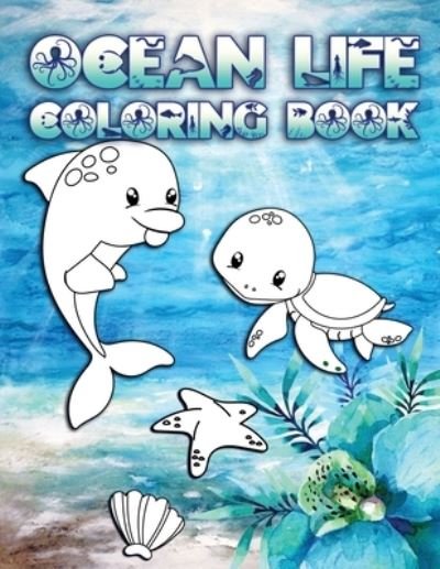 Cover for Nimble Creative · Ocean Life Coloring Book (Paperback Bog) (2019)
