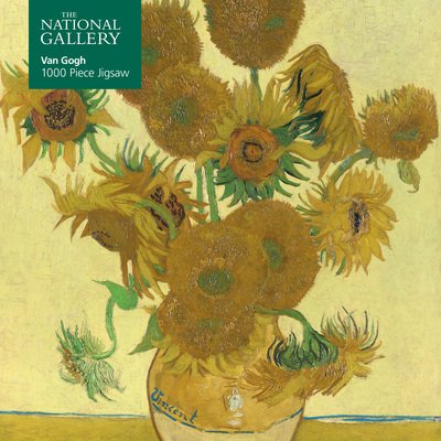 Adult Jigsaw Puzzle National Gallery: Vincent van Gogh: Sunflowers: 1000-Piece Jigsaw Puzzles - 1000-piece Jigsaw Puzzles -  - Jogo de tabuleiro - Flame Tree Publishing - 9781787556164 - 5 de setembro de 2019