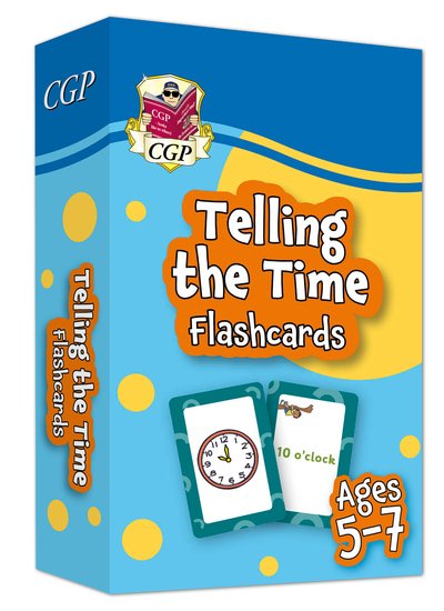 Cover for CGP Books · Telling the Time Flashcards for Ages 5-7 - CGP KS1 Activity Books and Cards (Hardcover bog) (2020)