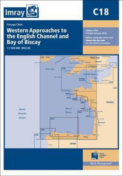 Cover for Imray · Imray Chart C18: Western Approaches to the English Channel &amp; Bay of Biscay - Imray C Charts (Paperback Book) [New edition] (2019)