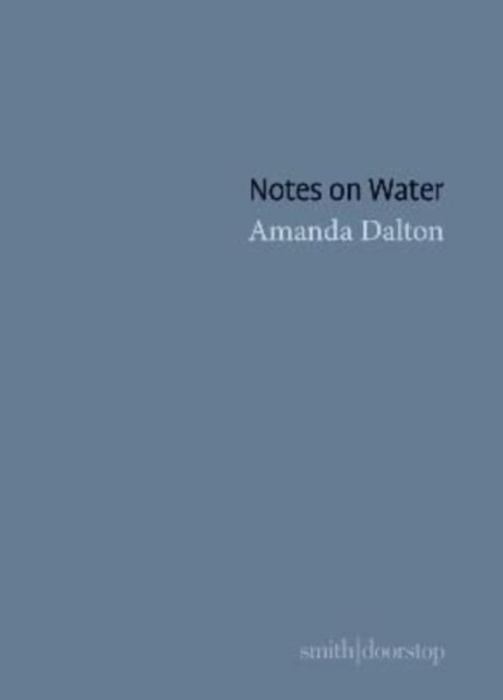 Cover for Amanda Dalton · Notes on Water (Taschenbuch) (2022)