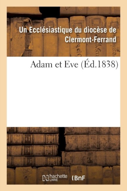 Cover for Ecclesiastique · Adam Et Eve (Paperback Book) (2016)