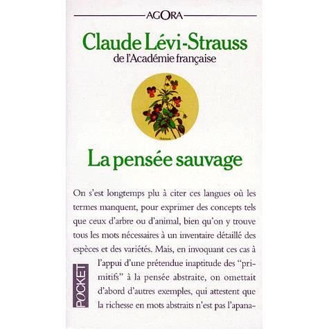 Cover for Claude Levi-Strauss · La pensee sauvage (Paperback Book) (1990)