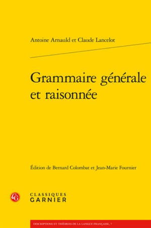 Cover for Antoine Arnauld · Grammaire Generale et Raisonnee (Book) (2023)