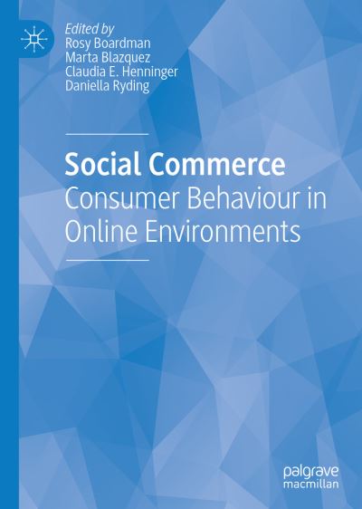 Cover for Social Commerce: Consumer Behaviour in Online Environments (Hardcover Book) [2019 edition] (2019)