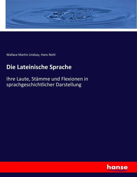 Cover for Lindsay · Die Lateinische Sprache (Bok) (2017)