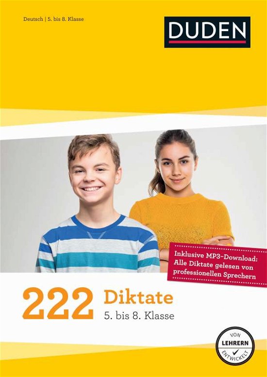 Cover for 222 Diktate · 222 Diktate - 5. bis 8. Klasse (Book)