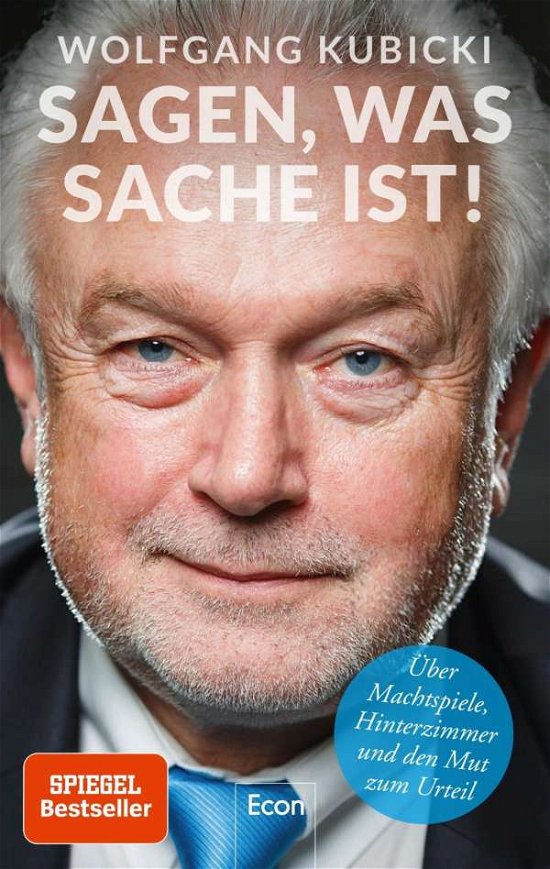 Cover for Kubicki · Sagen, was Sache ist (Buch)