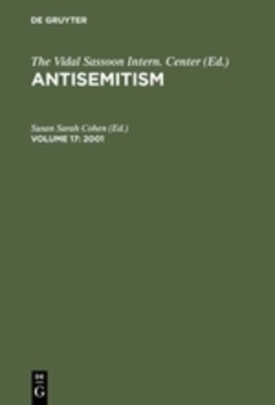 Cover for Susan Sarah Cohen · 2001 (Book) (2004)
