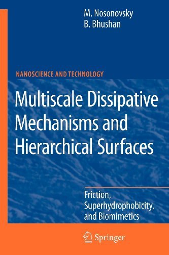 Cover for Michael Nosonovsky · Multiscale Dissipative Mechanisms and Hierarchical Surfaces: Friction, Superhydrophobicity, and Biomimetics - NanoScience and Technology (Paperback Book) [Softcover reprint of hardcover 1st ed. 2008 edition] (2010)