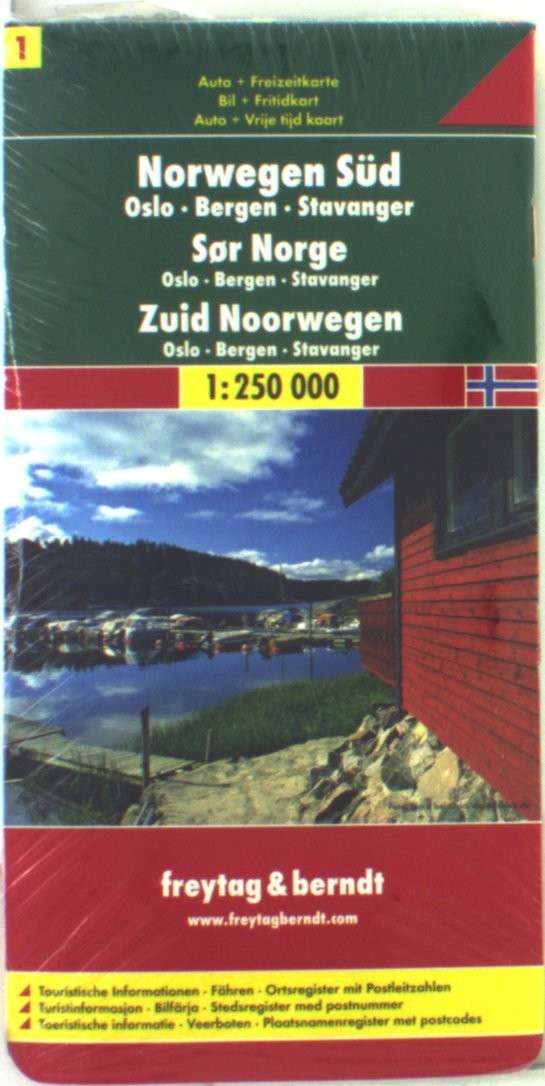 Cover for Freytag &amp; Berndt · Norway South - Oslo - Bergen - Stavanger Sheet 1 Road Map 1:250 000 (Map) (2017)