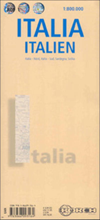 Cover for Borch GmbH · Borch Country Map: Italy (Book) (2023)