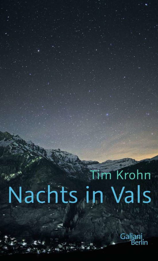 Cover for Krohn · Nachts in Vals (Book)