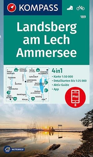 Cover for KOMPASS-Karten GmbH · KOMPASS Wanderkarte 189 Landsberg am Lech, Ammersee (Map) (2021)