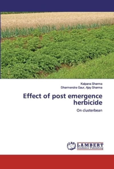 Cover for Sharma · Effect of post emergence herbici (Bog) (2019)