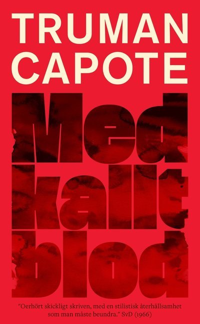 Cover for Truman Capote · Med kallt blod (Taschenbuch) (2018)