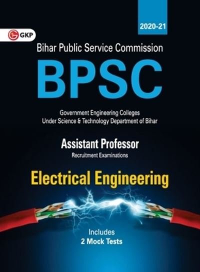 Cover for Gkp · Bpsc 2020 Assistant Professor Electrical Engineering (Paperback Book) (2020)