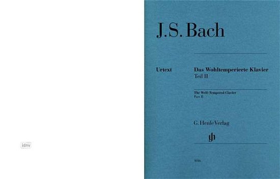 Cover for Bach Js · Wohltemp Klav 2 (N/A) (2018)
