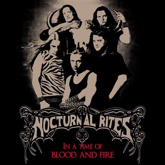 Cover for Nocturnal Rites · In a Time of Blood and Fire (LP) (2021)