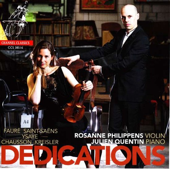 Cover for Philippens, Rosanne / Julien Quentin · Dedications (CD) (2016)