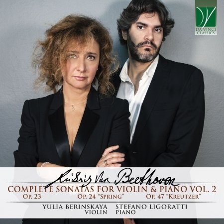 Cover for Berinskaya, Yulia / Stefano Ligoratti · Beethoven - Complete Violin Sonatas Vol. 2 (CD) (2021)
